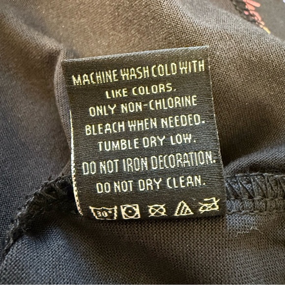 True Religion Brushed Jersey Logo Long Sleeve Top Medium New - Picture 9 of 9